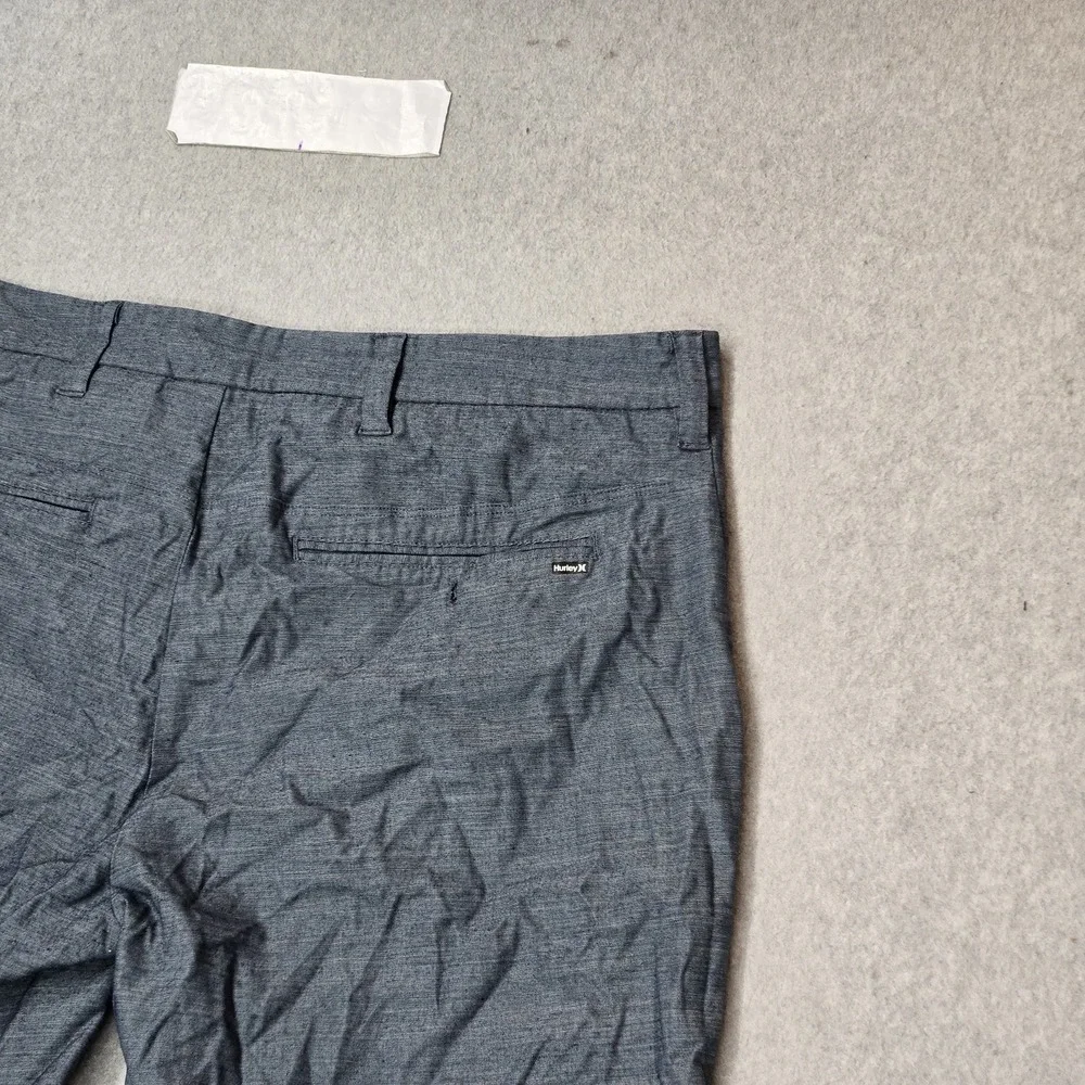 Hurley Men Shorts 33 Blue Chino Casual 10